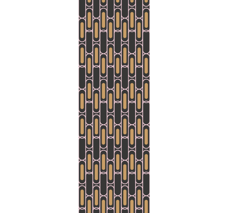 Tapeta nowoczesna układ linii geometrycznych - TenStickers