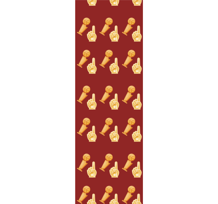 Tapeta sztuka motyw gestu sportowego - TenStickers