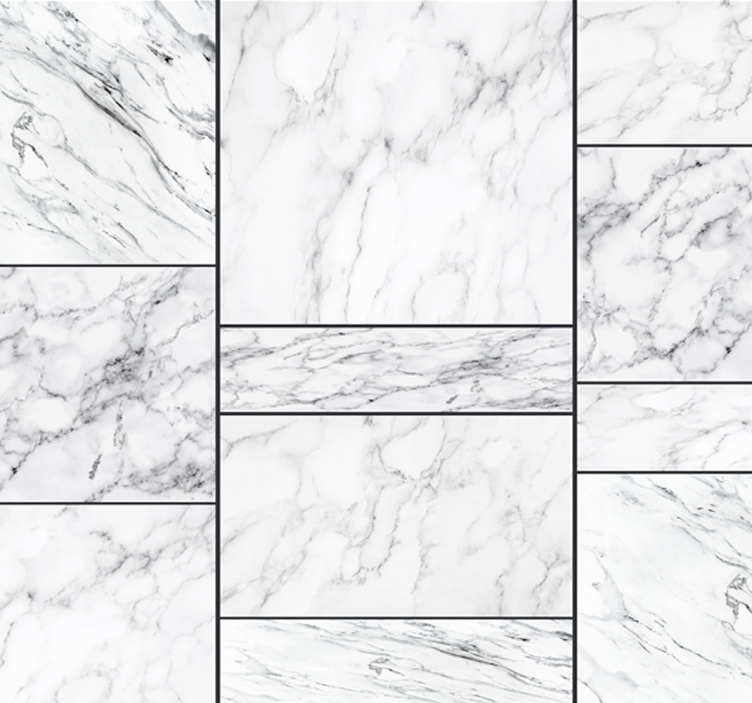 Tapeta do salonu z zimnym kamieniem - TenStickers