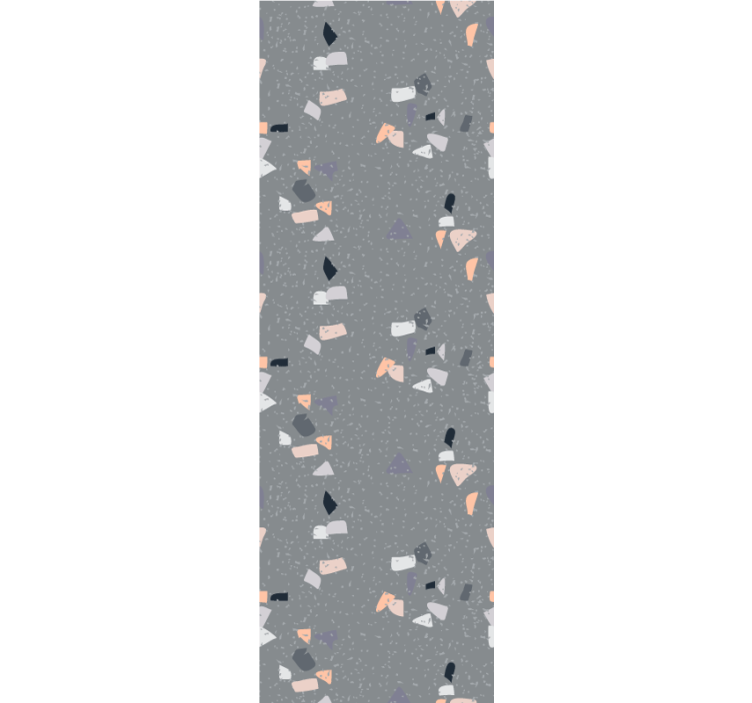 Tapeta abstrakcja konfetti geometryczne - TenStickers