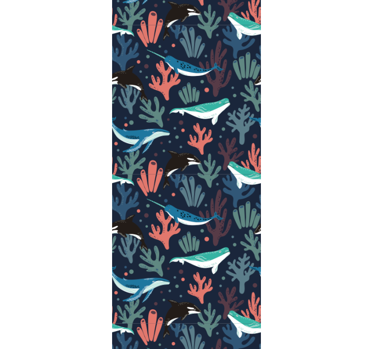 Tapeta ryby scena podwodna - TenStickers