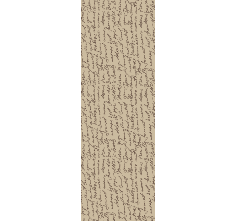 Tapeta z napisami eleganckie pisanie scenariuszy - TenStickers