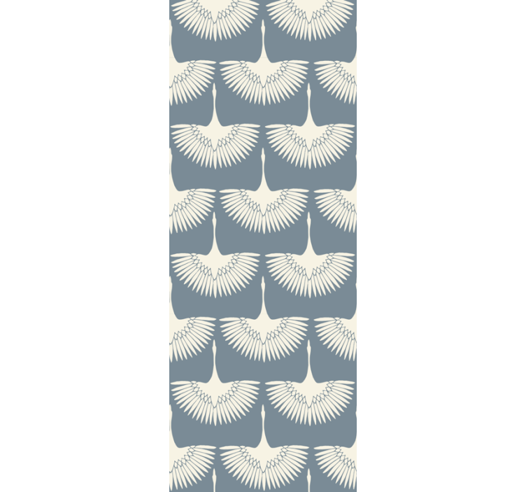 Tapeta ptaki elegancki wzór latających bocianów - TenStickers