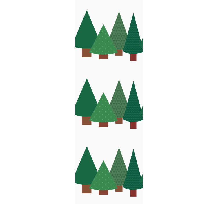 Tapeta świąteczna szyszki wiecznie zielone - TenStickers