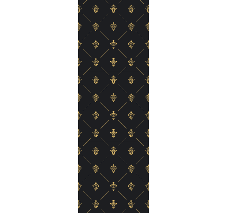 Tapeta klasyczna pełne wdzięku barokowe akcenty - TenStickers