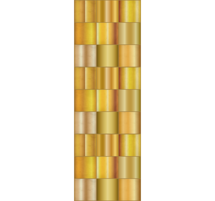 Tapeta wzory i tekstury złoty geometryczny wzór - TenStickers