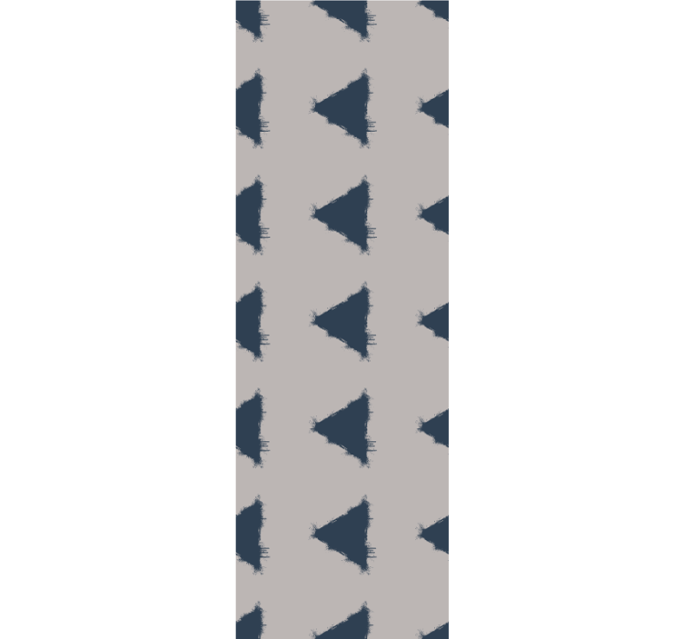 Tapeta trójkąty nowoczesny nadruk geometryczny - TenStickers