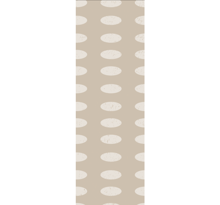 Tapeta kółka i i kropki projekt wzoru owalnego - TenStickers