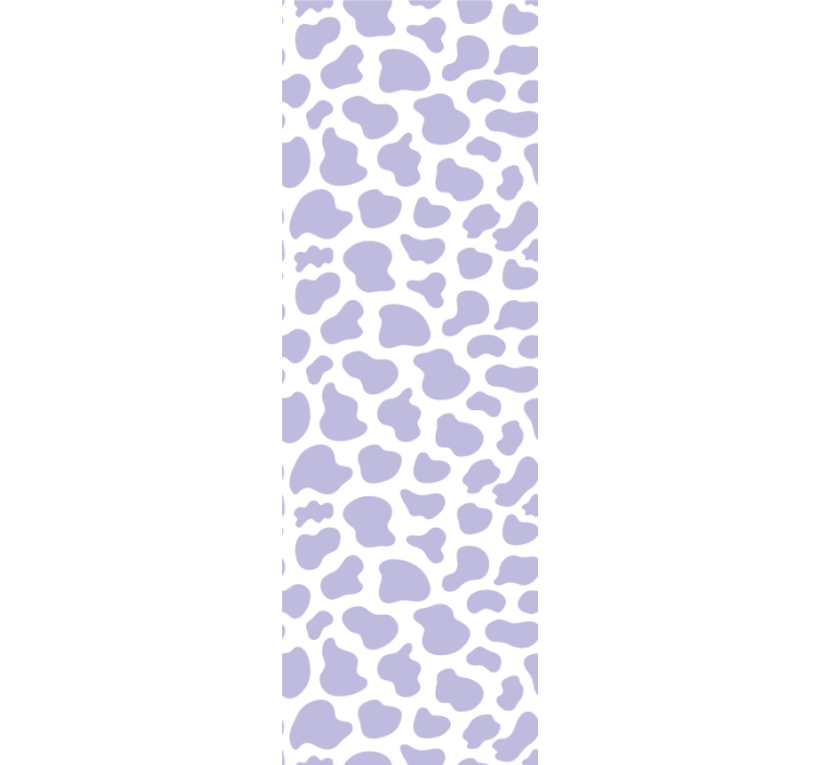 Tapeta leopard fioletowe plamy - TenStickers