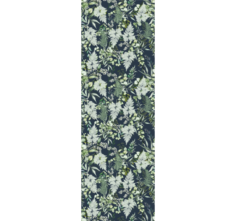 Tapeta natura elegancki wzór zieleni - TenStickers