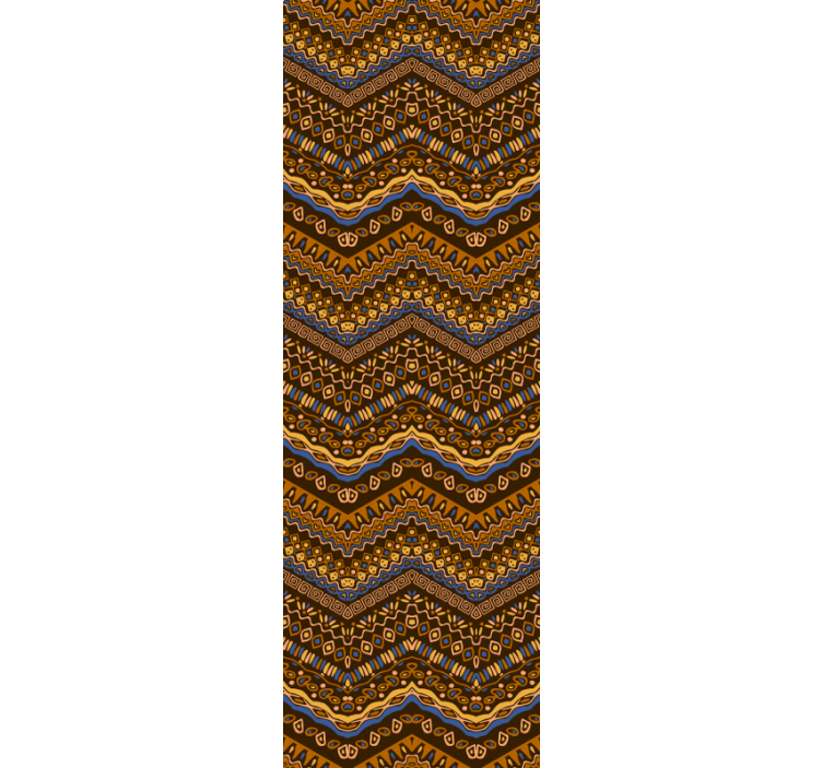 Tapeta sztuka fale o geometrycznym wzorze - TenStickers