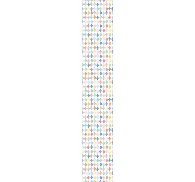 Tapeta sztuka Kolorowe diamenty arlekina - TenStickers