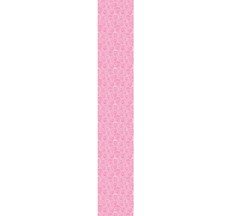 Tapeta sztuka Twarze dziewczyn - TenStickers