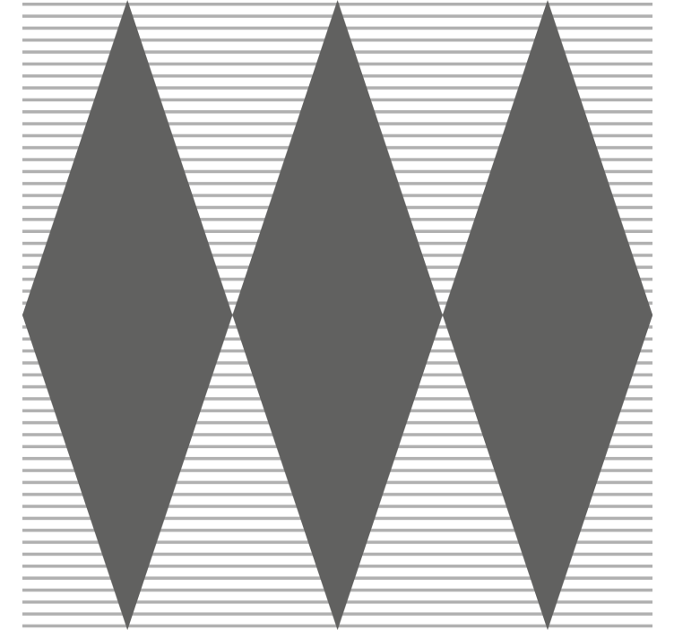 Tapety geometryczne szary wzór rombu - TenStickers