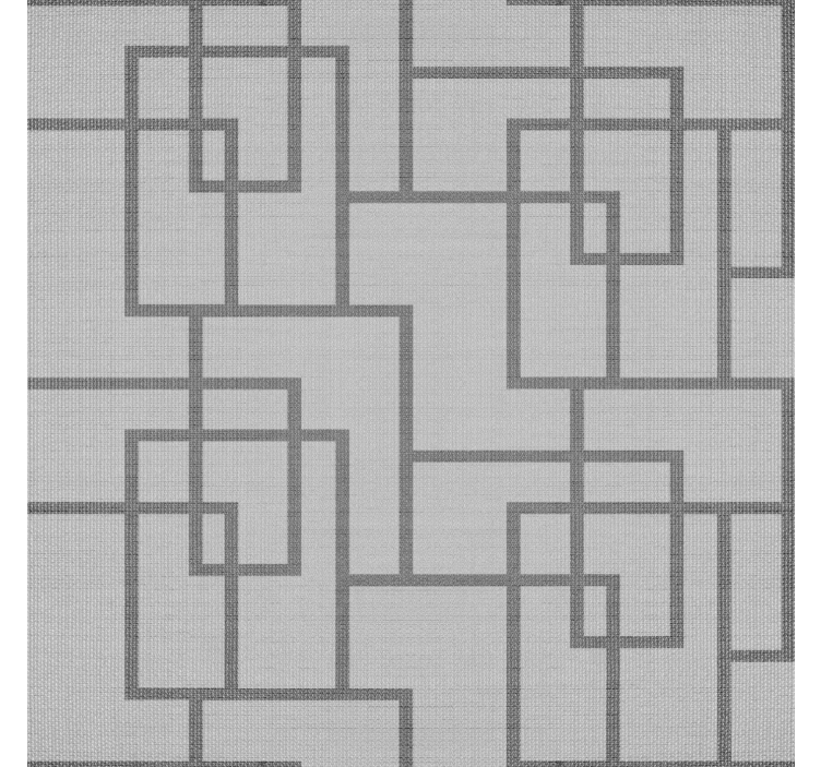 Tapeta nowoczesna szare linie geometryczne - TenStickers