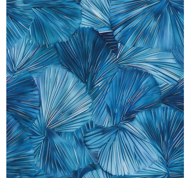 Tapeta nowoczesna niebieskie punkty wizualne - TenStickers