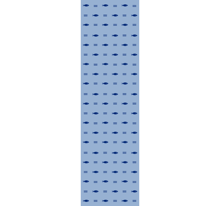 Minimalistyczna tapeta z rybami - TenStickers