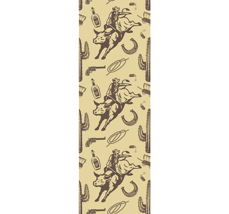 Tapeta dla dzieci elementy o tematyce zachodniej - TenStickers