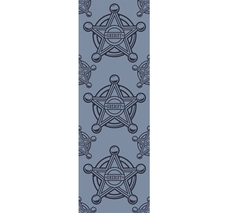 Tapeta na wymiar wzory gwiazd szeryfa - TenStickers