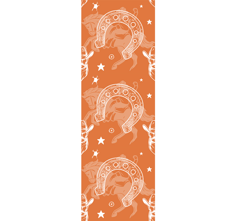 Tapeta do sypialni podkowa - TenStickers