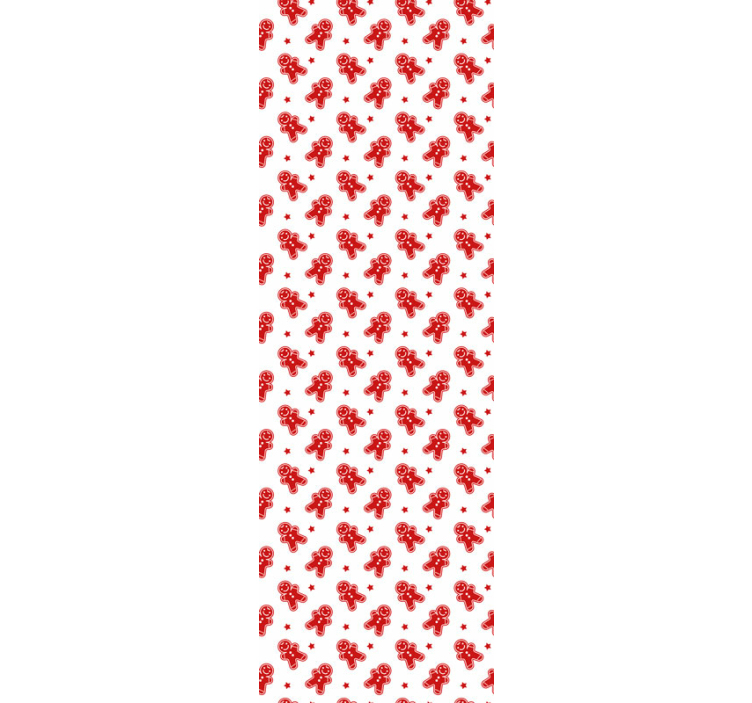 Tapeta do salonu Ciasteczka świąteczne - TenStickers