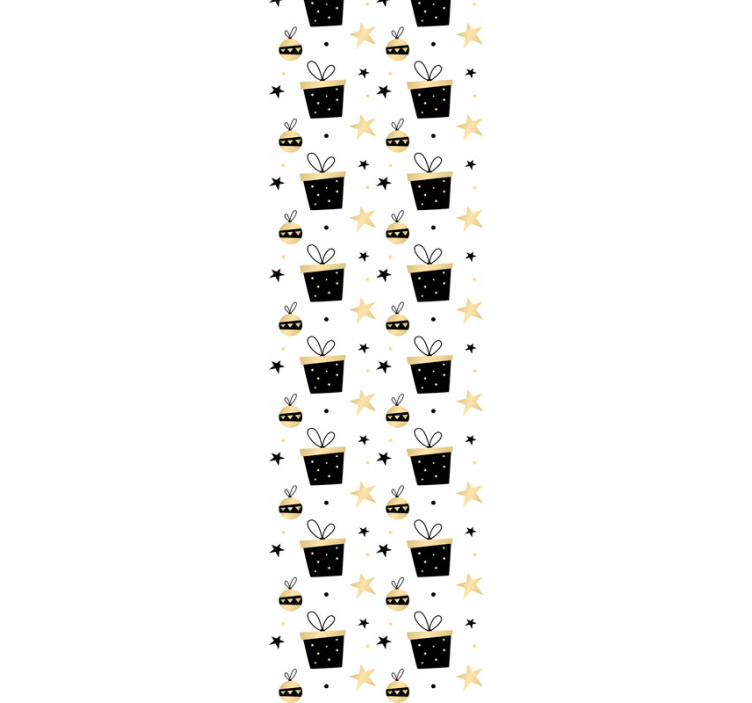 Tapeta świąteczna doniczki dekoracyjne - TenStickers