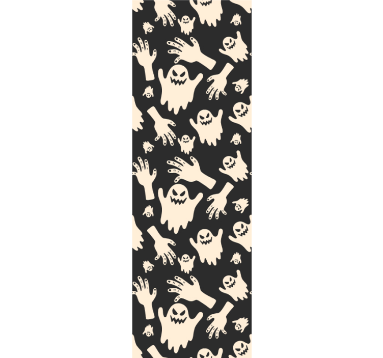 Tapeta Halloween wzory upiornych dłoni - TenStickers