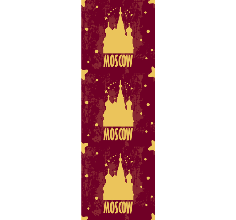 Tapeta miasto projekt zabytku moskwy - TenStickers