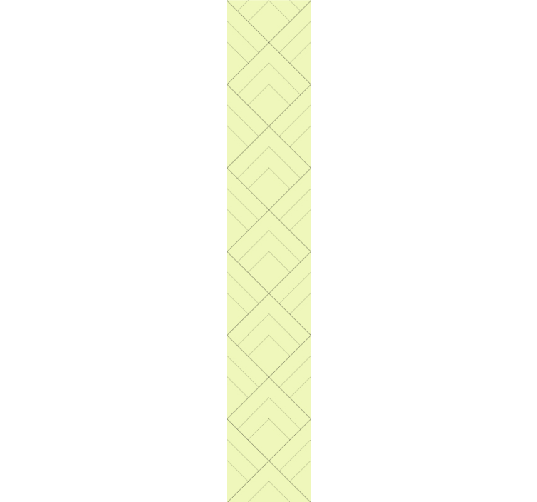 Tapeta nowoczesna w zielony zygzakowy wzór - TenStickers