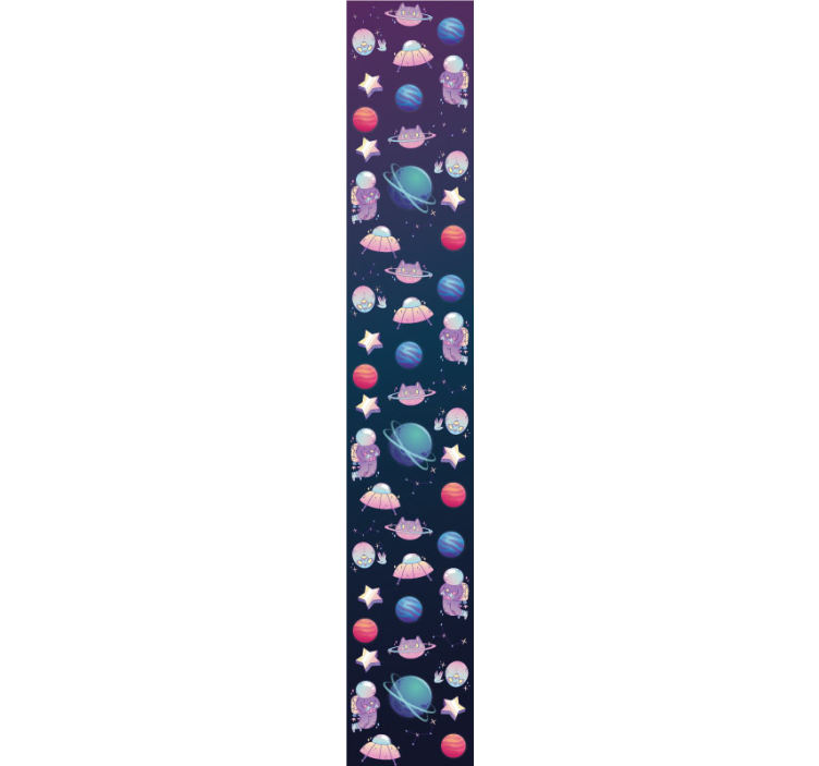 Tapeta dla dzieci przygoda w kosmosie - TenStickers