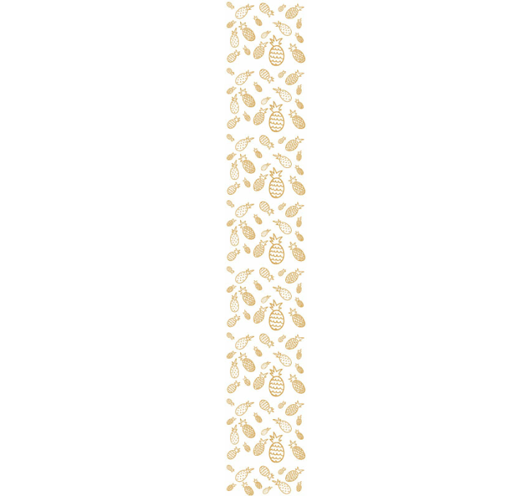 Tapeta abstrakcja Wzór ananasa - TenStickers