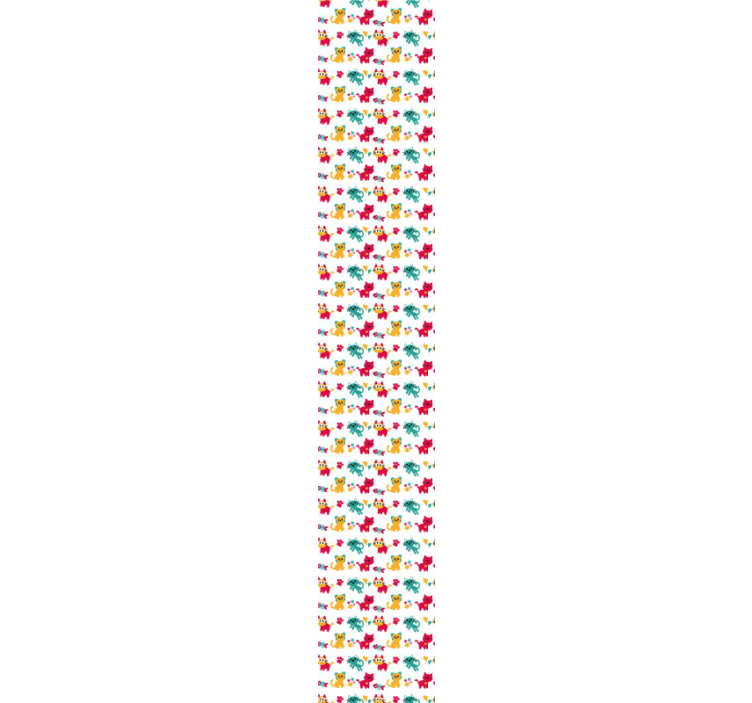 Tapeta dla dzieci Wielokolorowe koty - TenStickers