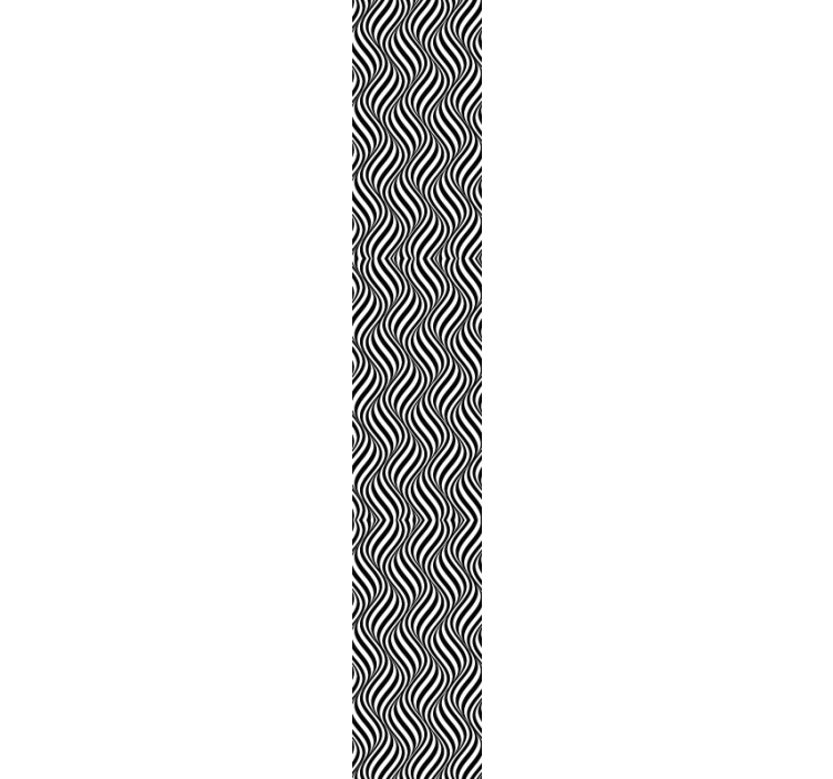 Tapeta 3D Monochromatyczne paski - TenStickers