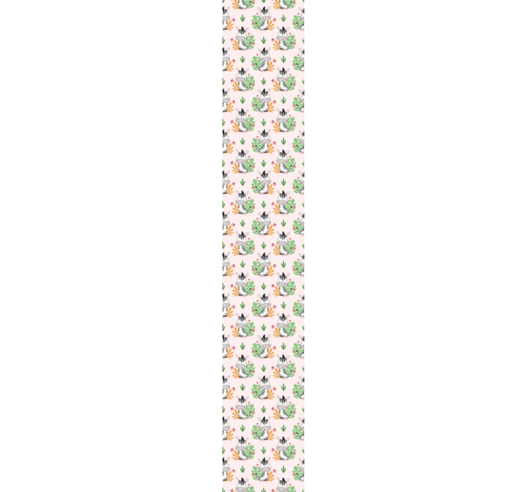 Tapeta dla dzieci wzór z małą zebranką - TenStickers