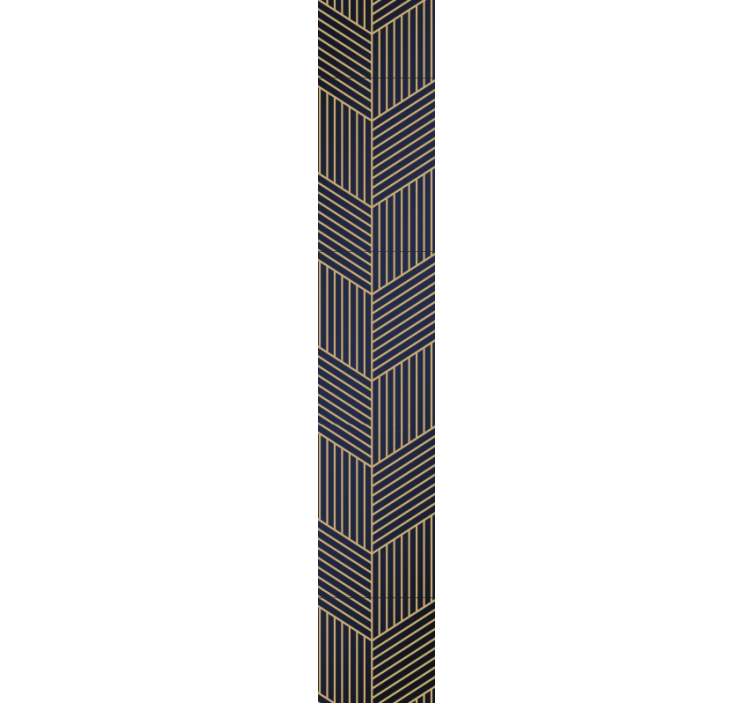 Tapeta geometrczyna kątowy wzór geometryczny - TenStickers