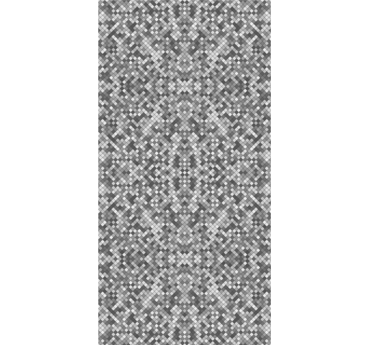 Tapeta geometrczyna iluzja w jodełkę - TenStickers