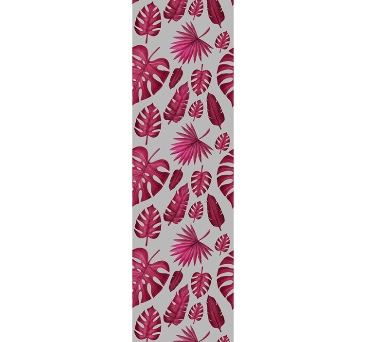 Tapeta liście wzór liści tropikalnych - TenStickers