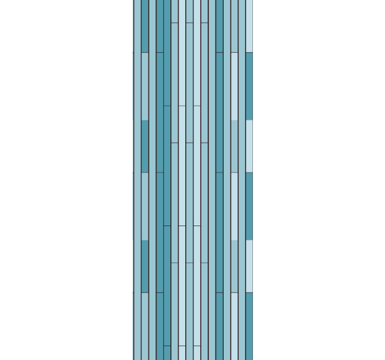 Tapeta trójkąty geometryczny szyk - TenStickers