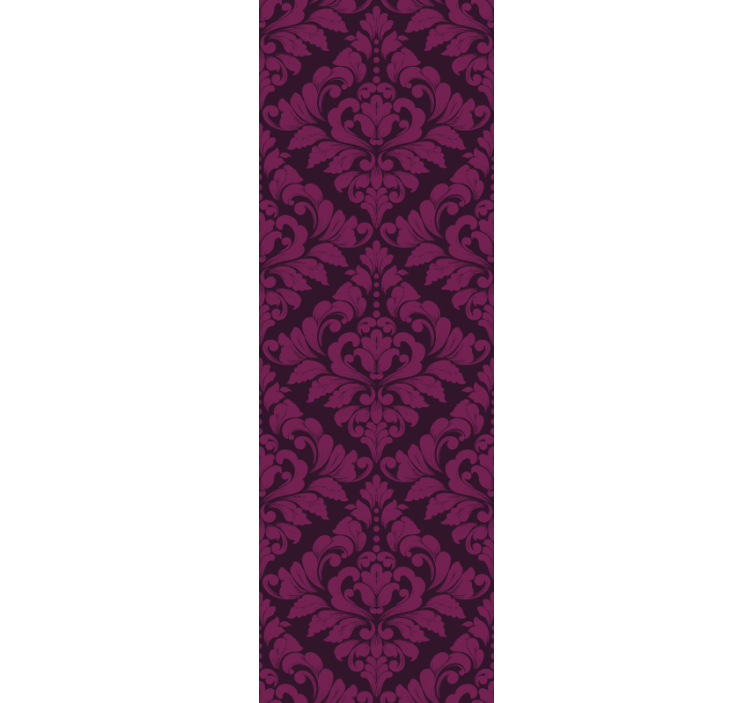 Tapeta kwiaty Fioletowe ozdoby - TenStickers