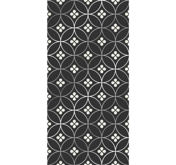 Tapeta ornament teselacja geometryczna - TenStickers