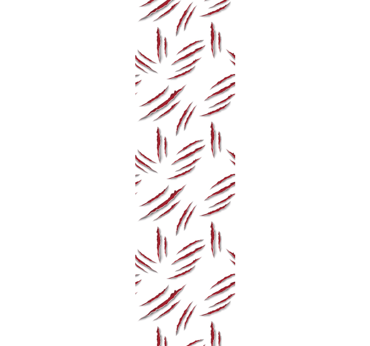 Tapeta abstrakcja abstrakcyjne ślady pazurów - TenStickers