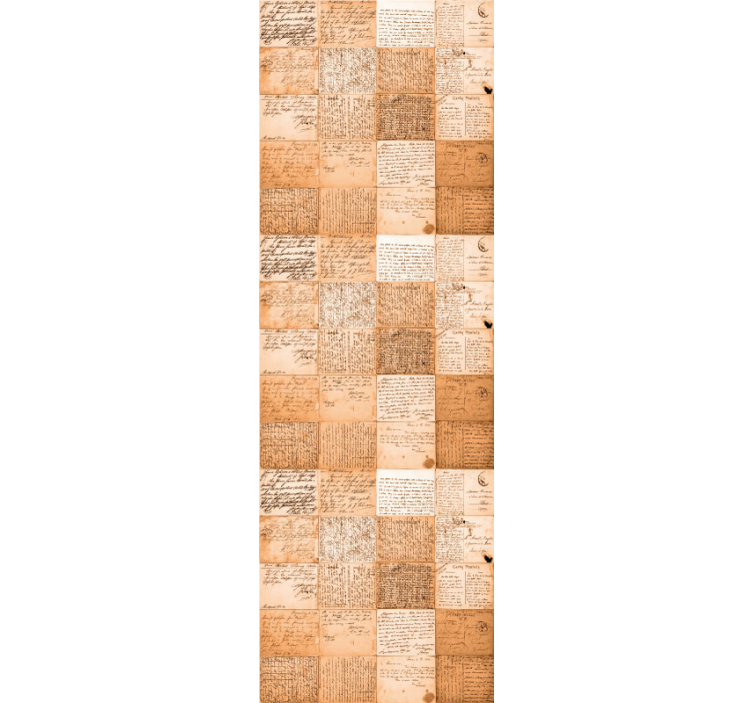 Tapeta vintage wzory rękopisów - TenStickers