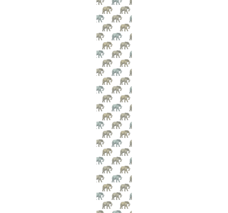 Tapeta słonie parada słoni - TenStickers