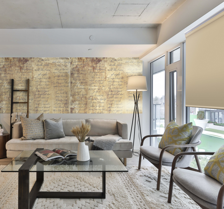 Tapeta z tekstem Romeo i Julia - TenStickers