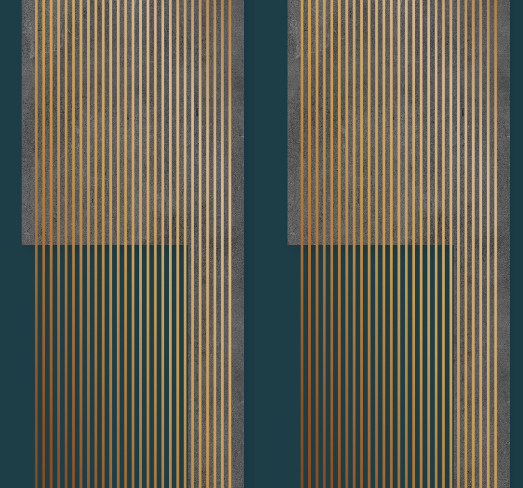 Tapeta do biura w luksusowe paski - TenStickers