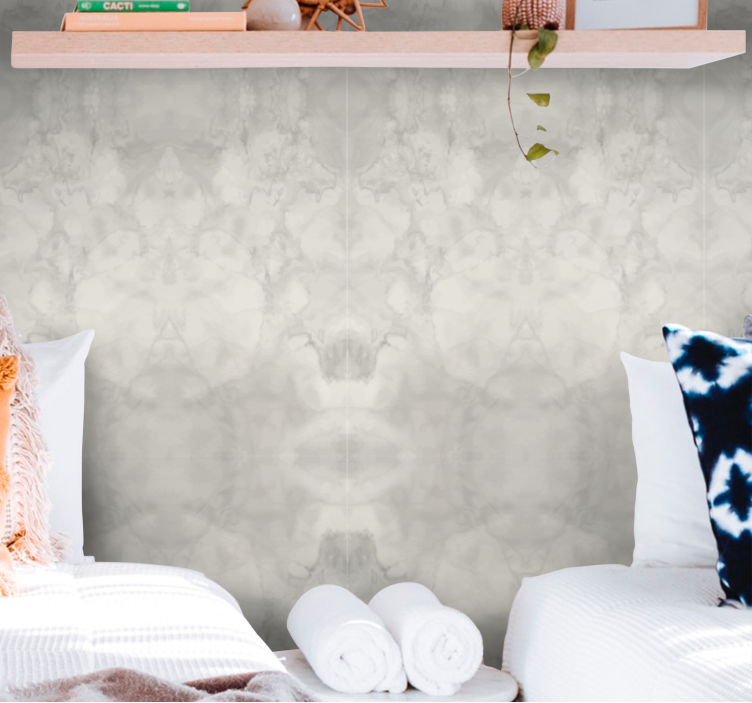 Tapeta abstrakcja subtelny krajobraz chmur - TenStickers