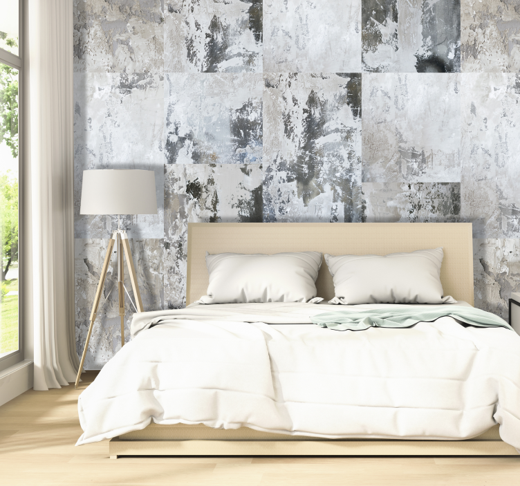 Tapeta abstrakcyjna ciemna kompozycja  - TenStickers