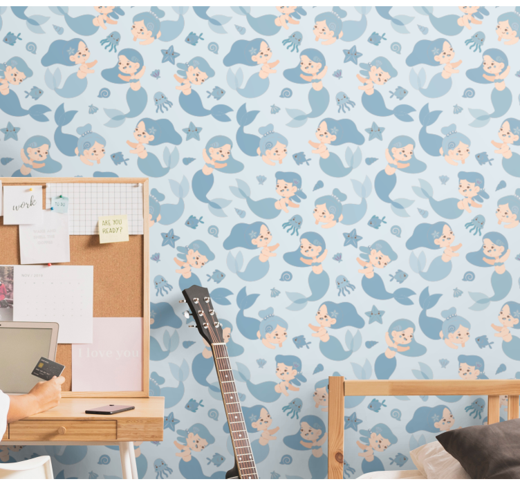 Tapeta dla dzieci podwodna fantazja - TenStickers