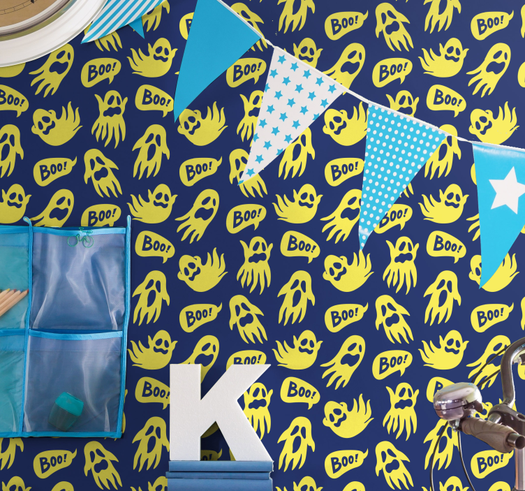 Tapeta Halloween upiorne wzory - TenStickers