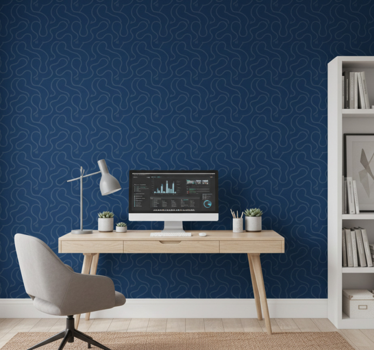 Tapeta do biura w kolorze nocnego nieba - TenStickers